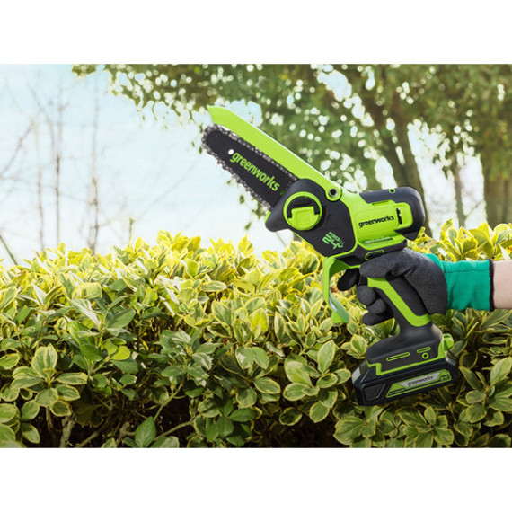 Электропила Xiaomi Youpin Greenworks 24V 6-inch Mini Brushless Electric Chain Saw (6952909091259)