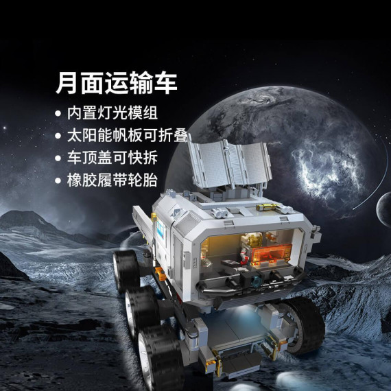 Конструктор Xiaomi Youpin Wondering Earth 2 Series Lunar Base Mobile Vechile (6941827004878)