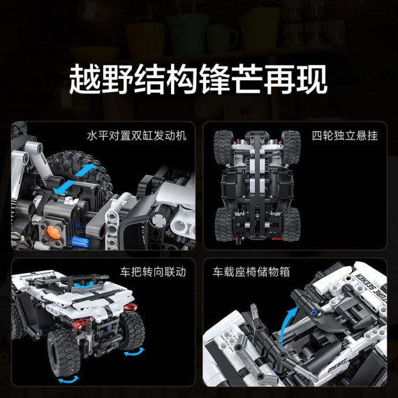 Конструктор Xiaomi Youpin Onebot All-terrain ATV/quadrocycle (3290659/GP00021CN)