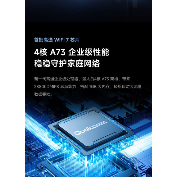 Роутер Xiaomi Router BE7000 WIFI-7 Black (DVB4359CN)