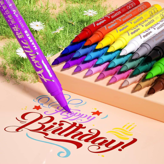 Набор Фломастеров Xiaomi Youpin Guangbo Storage Compartment Marker Pen 48 Colors (H02278)