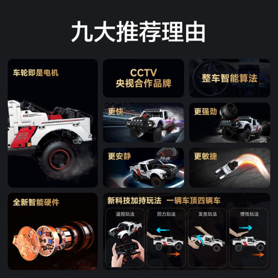 Конструктор Xiaomi Youpin Onebot Racing Short Truck (3276607/KE00001CN)