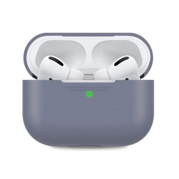 Силиконовый чехол EGGO для AirPods 4 - lavender gray