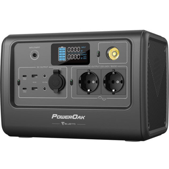 BLUETTI PowerOak EB70 Portable Power Station 1000W 716Wh (PB930692)