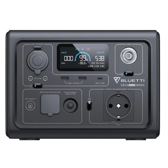 BLUETTI EB3A Portable Power Station (PB930784)