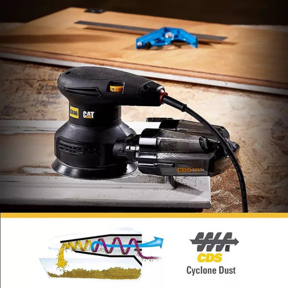 Эксцентриковая шлифовальная машина сетевая CAT DX46