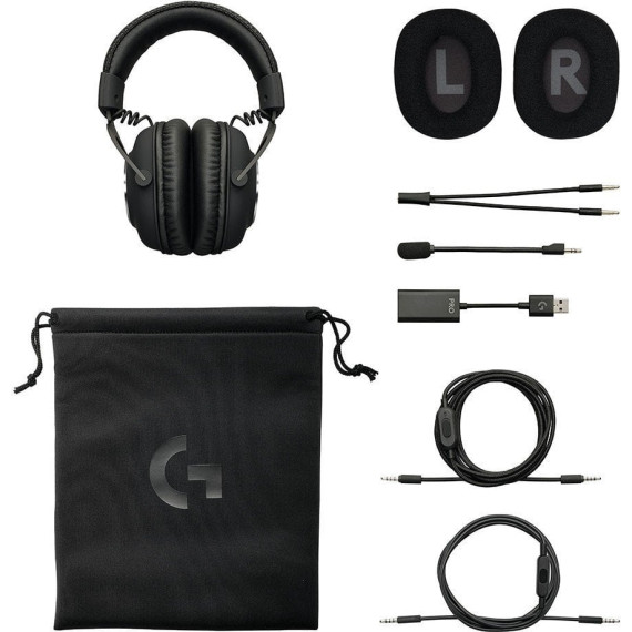 Logitech G PRO X Gaming Headset Black (981-000818)