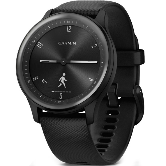 Garmin Vivomove Sport Black Case and S. Band w. Slate Accents (010-02566-00)