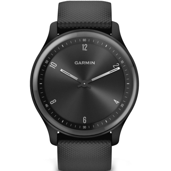 Garmin Vivomove Sport Black Case and S. Band w. Slate Accents (010-02566-00)