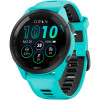 Garmin Forerunner 265 Black Bezel w. Aqua Case and Aqua/Black Silicone Band (010-02810-02/12/52)