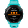 Garmin Forerunner 265 Black Bezel w. Aqua Case and Aqua/Black Silicone Band (010-02810-02/12/52)