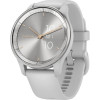 Garmin Vivomove Trend Silver S. Steel Bezel w. Mist Gray Case and S. Band (010-02665-03)