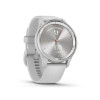 Garmin Vivomove Trend Silver S. Steel Bezel w. Mist Gray Case and S. Band (010-02665-03)