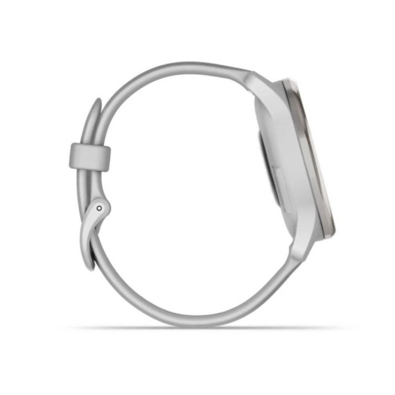 Garmin Vivomove Trend Silver S. Steel Bezel w. Mist Gray Case and S. Band (010-02665-03)