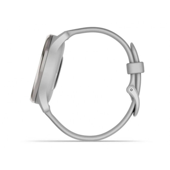 Garmin Vivomove Trend Silver S. Steel Bezel w. Mist Gray Case and S. Band (010-02665-03)