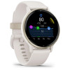 Garmin vivoactive 5 Cream Gold Aluminum Bezel with Ivory Case and Silicone Band (010-02862-11)