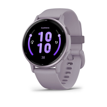 Garmin vivoactive 5 Metallic Orchid Aluminum Bezel with Orchid Case and Silicone (010-02862-13/53)