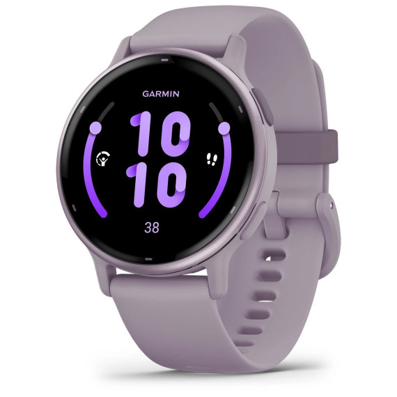Garmin vivoactive 5 Metallic Orchid Aluminum Bezel with Orchid Case and Silicone (010-02862-13/53)