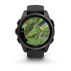 Garmin Fenix 8 43mm AMOLED Sapphire Carbon Gray DLC Tit. w. Black/Pebble Gray S. Band (010-02903-20/21/28)