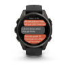 Garmin Fenix 8 43mm AMOLED Sapphire Carbon Gray DLC Tit. w. Black/Pebble Gray S. Band (010-02903-20/21/28)