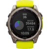 Garmin Fenix 8 51mm Solar Sapphire Titanium w. Amp Yellow/Graphite Silicone Band (010-02907-20/21)