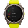 Garmin Fenix 8 51mm Solar Sapphire Titanium w. Amp Yellow/Graphite Silicone Band (010-02907-20/21)