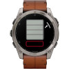 Garmin Fenix 8 51mm AMOLED Sapphire Carbon grey DLC w. Chestnut Leather Band (010-02905-40)