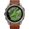 Garmin Fenix 8 51mm AMOLED Sapphire Carbon grey DLC w. Chestnut Leather Band (010-02905-40)