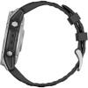 Garmin Fenix E 47mm AMOLED Stainless Steel with Black Silicone Band (010-03025-02/00)