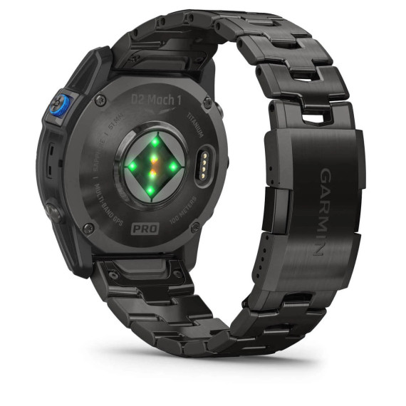 Garmin D2 Mach 1 Pro with Vented Titanium Bracelet (010-02804-80/81)