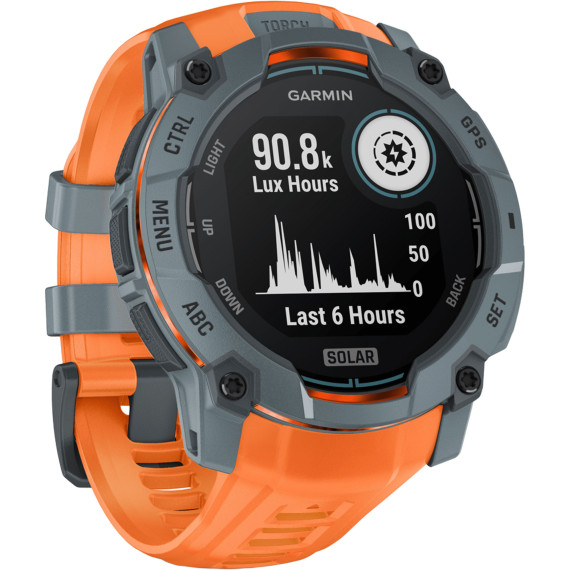 Garmin Instinct 3 50mm Solar Twilight with Solstice Band (010-02935-01)