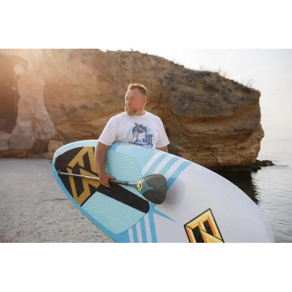 Жесткая композитная доска Focus SUP Hawaii Smoothie All Around Paddle Board 10′6 VST - жесткий сап sup