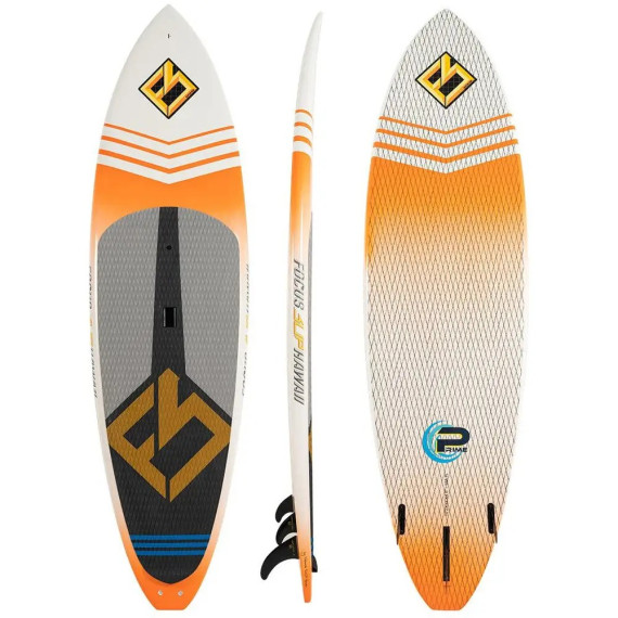 Жесткая композитная доска Focus SUP Hawaii Prime E-Core 10'2 - жесткий сап sup