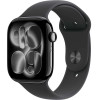 Apple Watch Series 11 GPS 46mm Jet Black Alu. Case w. Black S. Band - XL (MEW84+MXM53)