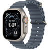 Apple Watch Ultra 3 GPS + Cellular 49mm Natural Tit. Case w. Anchor Blue Ocean Band (MEWH4)