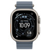 Apple Watch Ultra 3 GPS + Cellular 49mm Natural Tit. Case w. Anchor Blue Ocean Band (MEWH4)