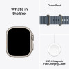 Apple Watch Ultra 3 GPS + Cellular 49mm Natural Tit. Case w. Anchor Blue Ocean Band (MEWH4)