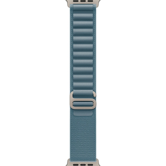 Apple Watch Ultra 3 GPS + Cellular 49mm Natural Tit. Case w. Light Blue Alpine Loop - Small (MEWK4)