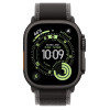 Apple Watch Ultra 3 GPS + Cellular 49mm Black Tit. Case w. Black/Charcoal Trail Loop - M/L (MF1H4)
