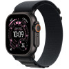 Apple Watch Ultra 3 GPS + Cellular 49mm Black Tit. Case w. Black Alpine Loop - Large (MF0X4)