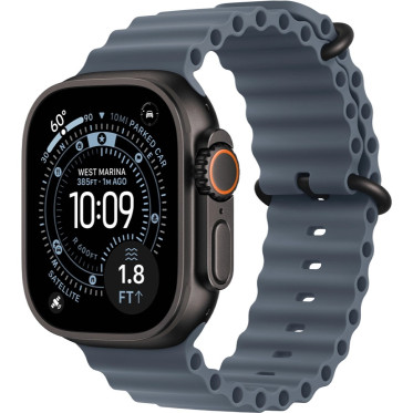 Apple Watch Ultra 3 GPS + Cellular 49mm Black Tit. Case w. Anchor Blue O. Band (MF254+MGCJ4)