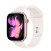 Apple Watch Series 11 GPS 46mm Rose Gold Alu. Case w. Light Blush S. Band - M/L (MEV74)
