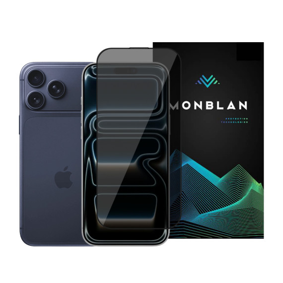 Захисне скло Monblan для iPhone 17 Pro Max 2.5D Anti Peep 0.26mm [Dust-Proof] (Black)