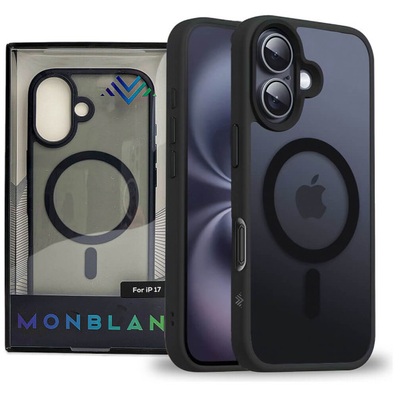 Чохол Monblan для iPhone 17 [MMMt17] Magnetic Matte Series (Black)