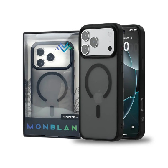 Чохол Monblan для iPhone 17 Pro [MMMt17P] Magnetic Matte Series (Black)
