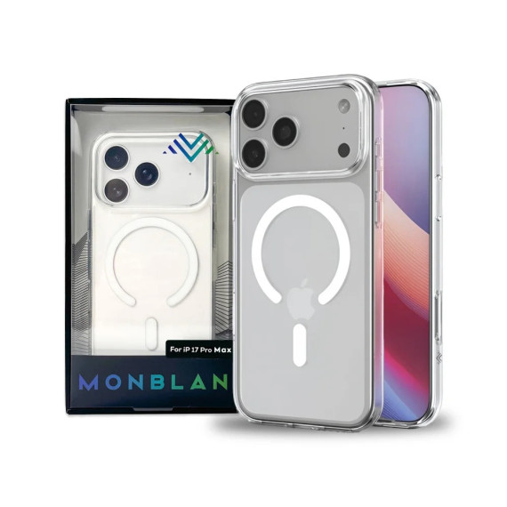 Чохол Monblan для iPhone 17 Pro Max [MMC17PM] Magnetic Crystal Series (Transparent)