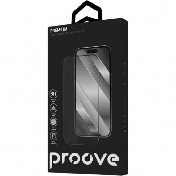 Защитное стекло Proove Premium iPhone 17 Pro Max (black)
