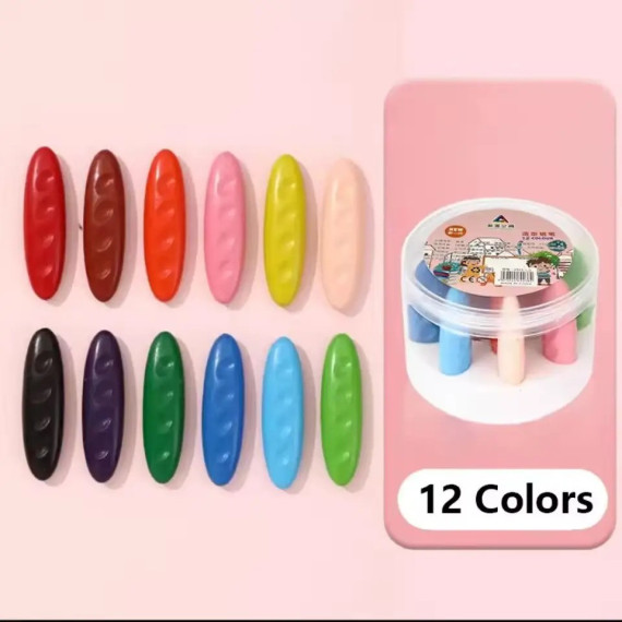 Восковые Мелки Xiaomi Youpin Chat Rabbit Modeling Crayons 12 Colors (NJW025-1/6976507020244)