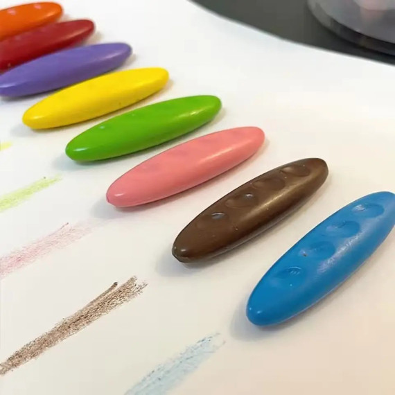 Восковые Мелки Xiaomi Youpin Chat Rabbit Modeling Crayons 12 Colors (NJW025-1/6976507020244)
