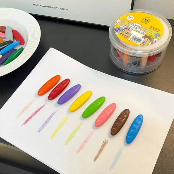 Восковые Мелки Xiaomi Youpin Chat Rabbit Modeling Crayons 24 Colors (NJW025-2/6976507020251)